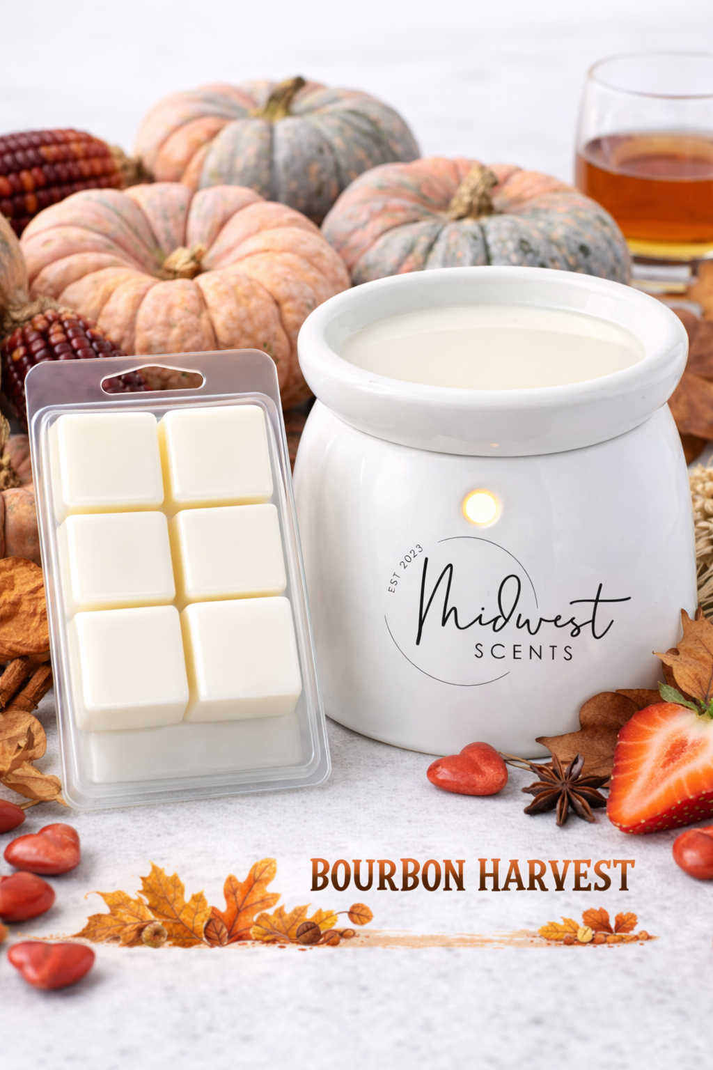 Bourbon Harvest– Warm Spice & Vanilla perfectly balanced, Long-Lasting Fragrance