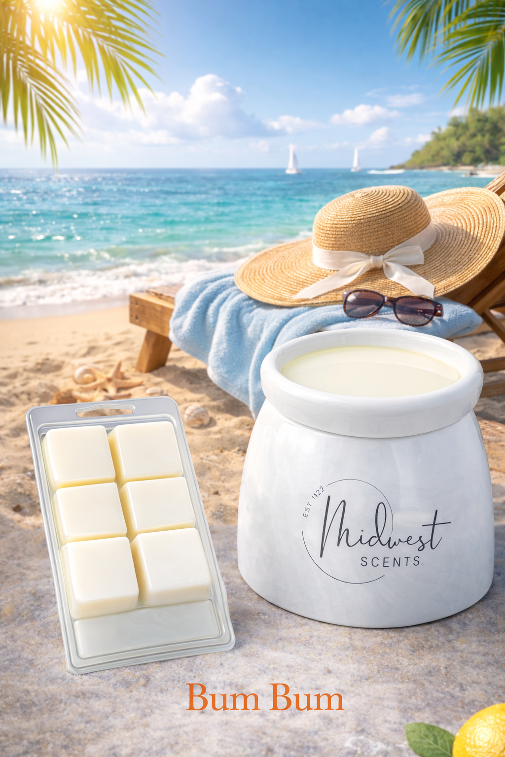 Bum Bum– Warm Pistachio Vanilla Tropical perfectly balanced, Long-Lasting Fragrance