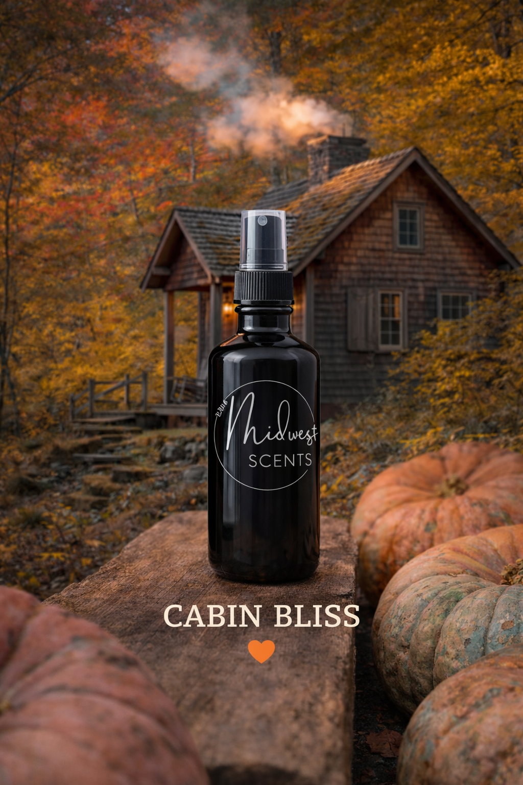 Cabin Bliss – Woodsy Cozy perfectly balanced, Long-Lasting Fragrance