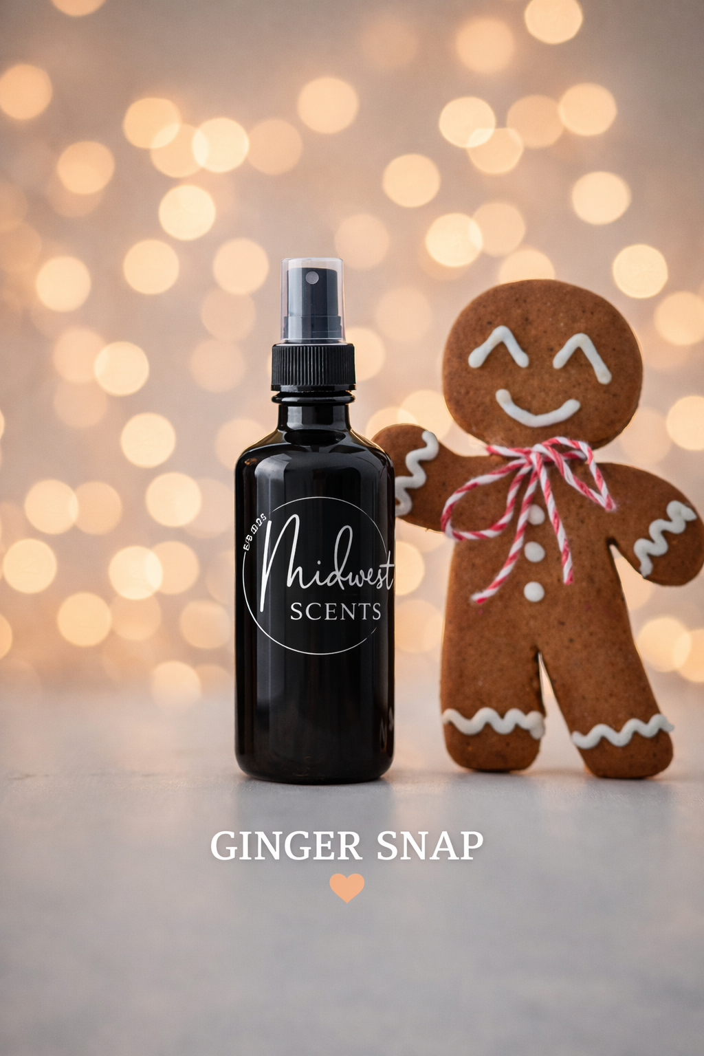 Ginger Snap– Warm Cookie Spice perfectly balanced, Long-Lasting Fragrance