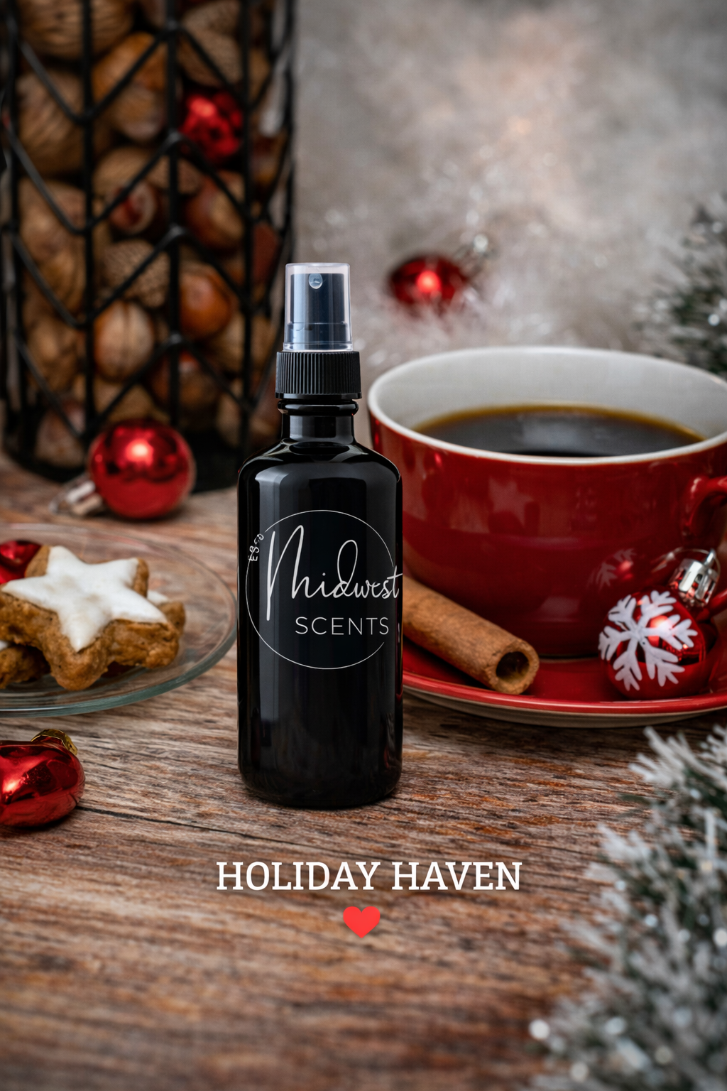 Holiday Haven– Warm Spice Festive perfectly balanced, Long-Lasting Fragrance