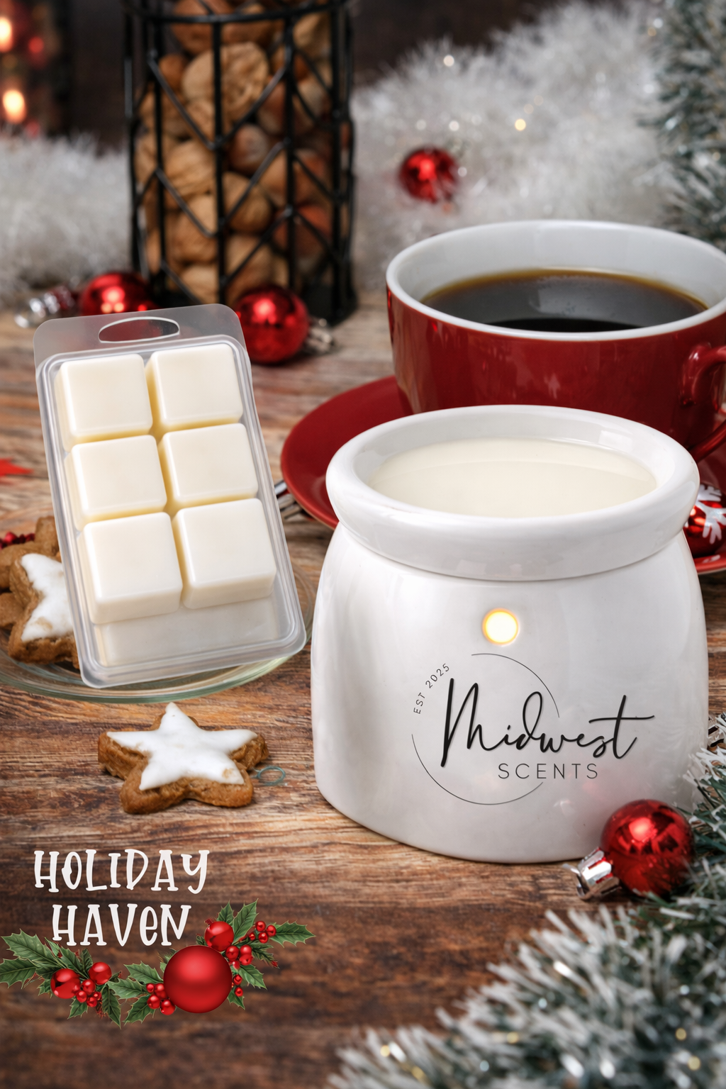 Holiday Haven– Warm Spice Festive perfectly balanced, Long-Lasting Fragrance