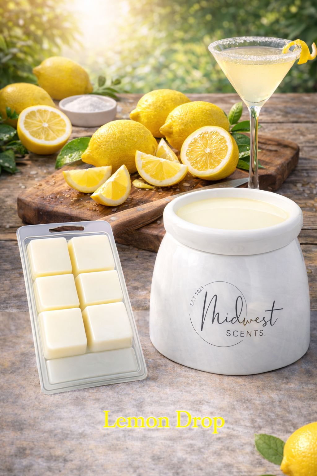 Lemon Drop– Sweet Citrus Lemon perfectly balanced, Long-Lasting Fragrance