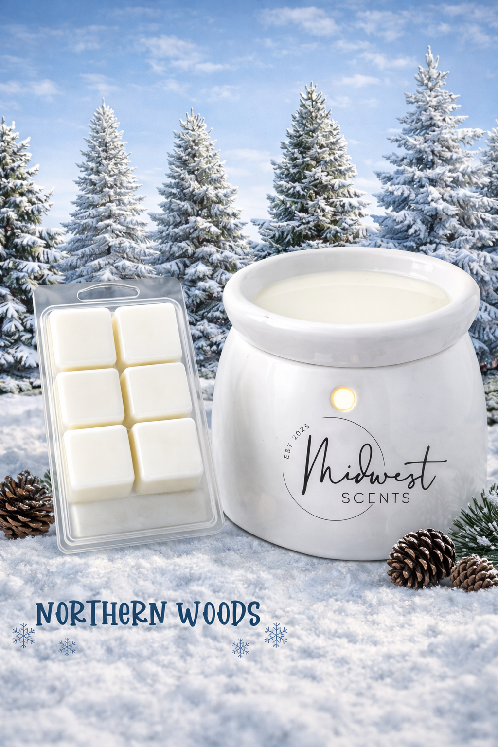 Northern Woods – Pine & Forest perfectly balanced, Long-Lasting Fragrance
