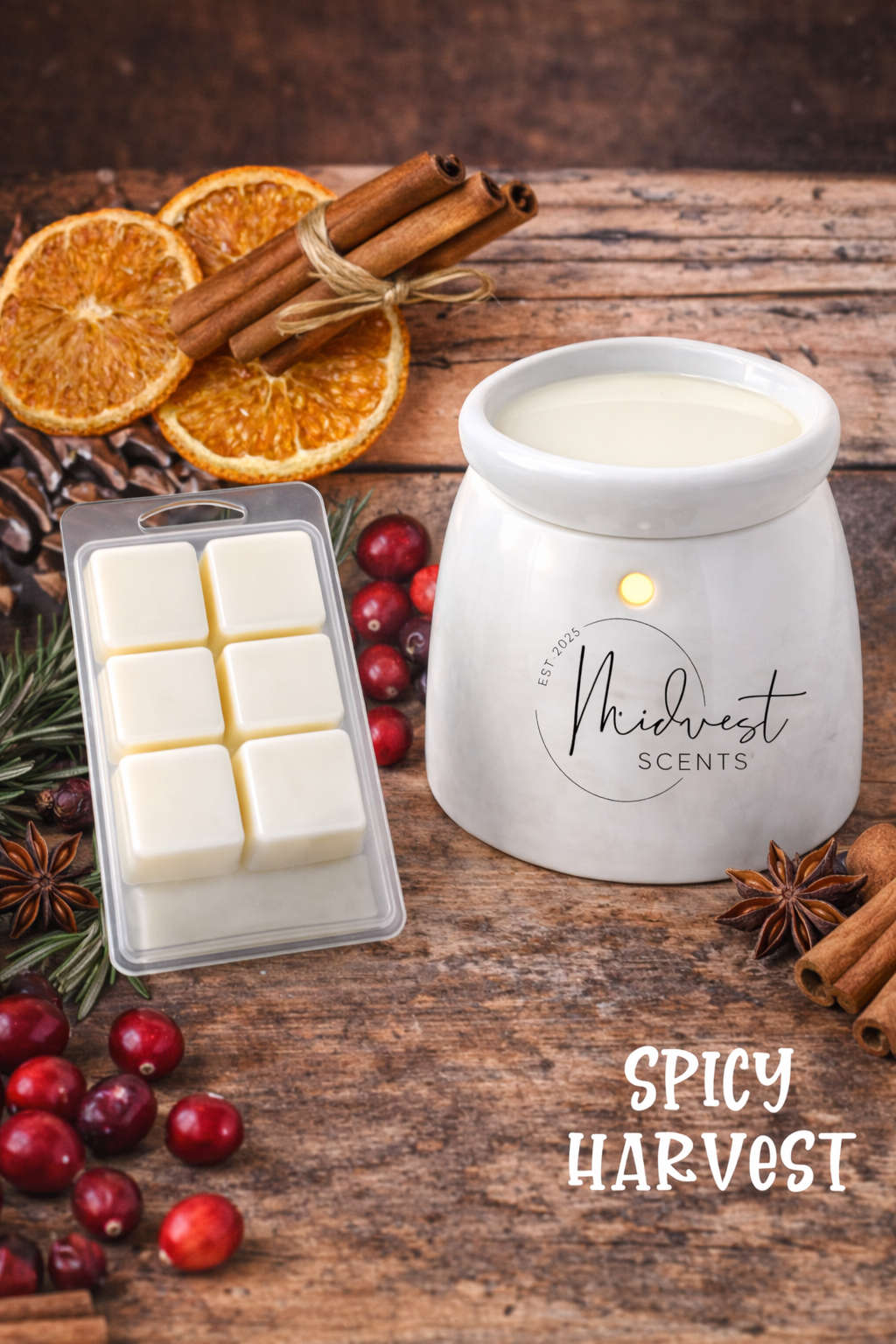 Spicy Harvest – Warm Fall Spice perfectly balanced, Long Lasting Fragrance